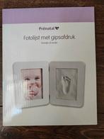 Fotolijst met gipsafdruk - Nieuw, Ophalen of Verzenden, Nieuw, Geboortebord