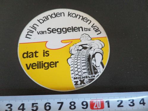 sticker banden van van seggelen bv michelin dat is veiliger, Verzamelen, Stickers, Zo goed als nieuw, Bedrijf of Vereniging, Ophalen