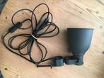 lamp wandlamp klemspot spot donker grijs, Ophalen, Zo goed als nieuw, Metaal