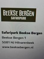 Beekse bergen safaripark e-tickets, meerdere aanwezig, Drie personen of meer, Ticket of Toegangskaart