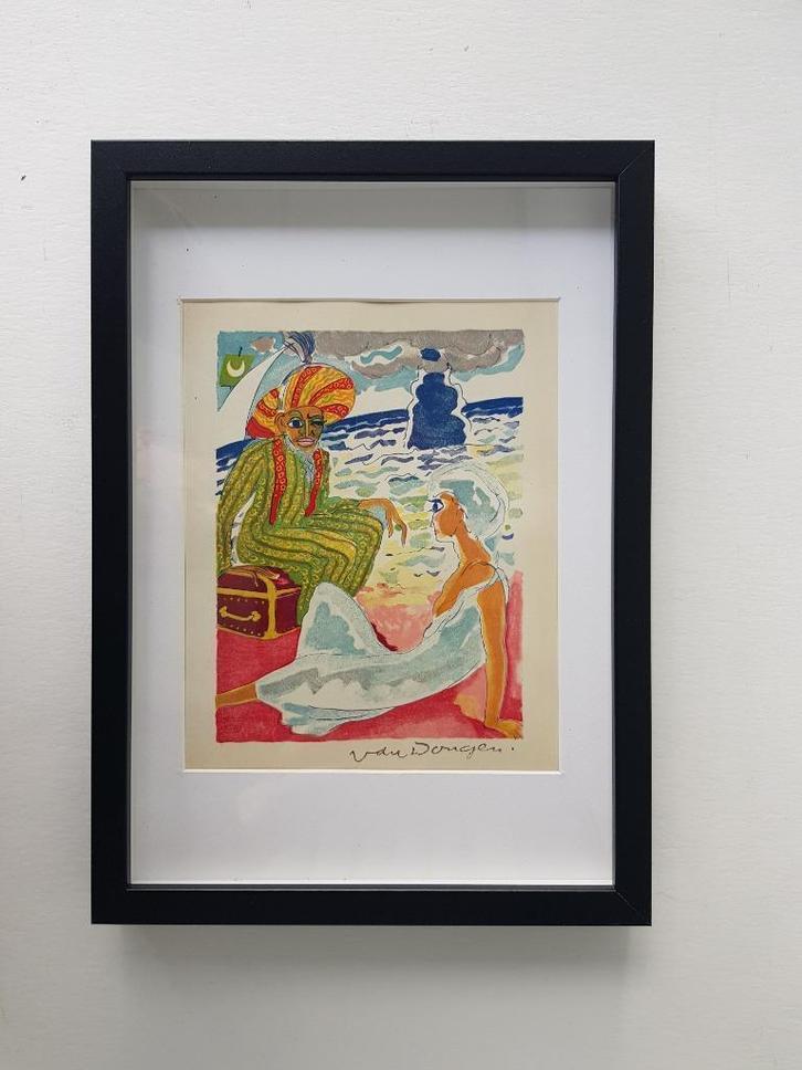 Kees van Dongen La montagne des nuages Plaat gesigneerd, Antiek en Kunst, Kunst | Litho's en Zeefdrukken, Ophalen of Verzenden