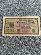 1000 Mark Reichsbanknote - Duitsland 1922, Postzegels en Munten, Bankbiljetten | Europa | Niet-Eurobiljetten, Ophalen of Verzenden