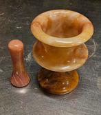 Kleine Vijzel van Albast Marmer, Ophalen of Verzenden