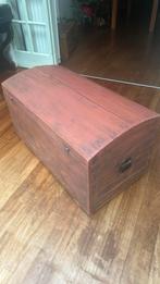 Oude deken kist hout bijzondere kleur, Ophalen, Zo goed als nieuw, Minder dan 50 cm