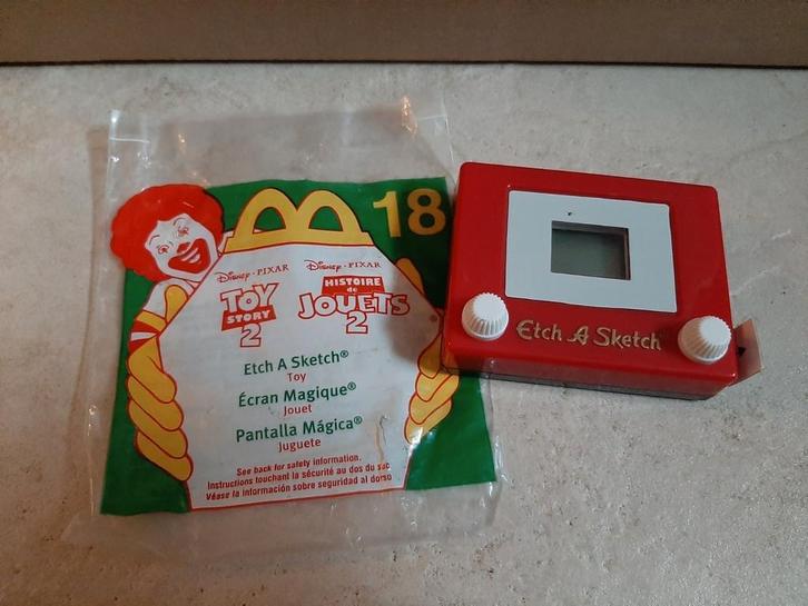 Toy story 2 mcdonalds Etch a sketch, Verzamelen, Disney, Ophalen of Verzenden