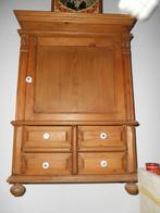 antiek grenen kastje kan staan en hangen 60 hoog 42 breed, Ophalen