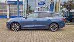 Ford Focus Wagon 1.0 EcoBoost Hybrid Titanium X AGR stoelen, Auto's, 65 €/maand, Gebruikt, Blauw, Stationwagon