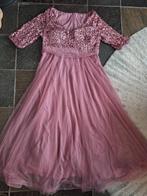 Galajurk feestjurk pailetten 3xl lange roze jurk, Kleding | Dames, Ophalen, Maat 46/48 (XL) of groter, Zo goed als nieuw, Roze