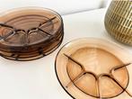 Duralex vintage borden amberkleurig, Huis en Inrichting, Keuken | Servies, Ophalen of Verzenden, Overige stijlen, Bord(en)