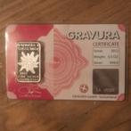 Gravura Suisse 2012 Fijne Zilver 999.9, Ophalen of Verzenden, Zilver