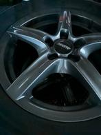 Winterbanden Bridgestone 255x55x16 met sportvelgen 6tot 7 mm, Banden en Velgen, 16 inch, Gebruikt, Personenwagen