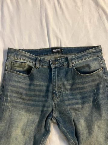 Rivero Zip Denim Jeans Maat 34 beschikbaar voor biedingen