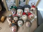 Brocante mooie dennenappels ornamenten met afbeeldingen, Ophalen of Verzenden, Nieuw