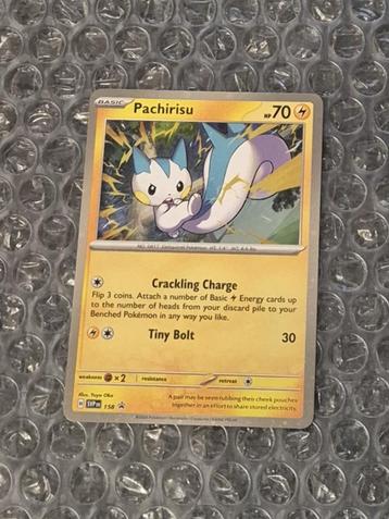 Cosmos Holo Pachirisu SVP 158 Scarlet & Violet Black Star Pr beschikbaar voor biedingen