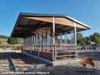 Paarden Hooiruif met Voerhek - Paardenvoerhek / Schuilstal, Dieren en Toebehoren, Stalling en Weidegang, Weidegang