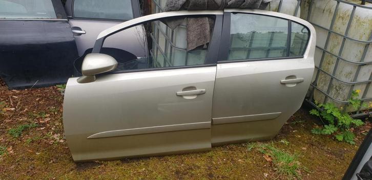 OPEL CORSA D PORTIEREN LV+LA, Auto-onderdelen, Carrosserie en Plaatwerk, Deur, Gebruikt, Ophalen of Verzenden