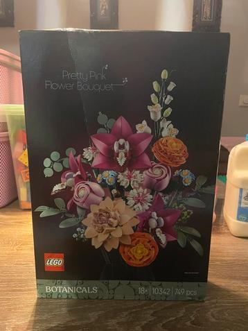 Lego 10342 pretty pink flower bouquet beschikbaar voor biedingen