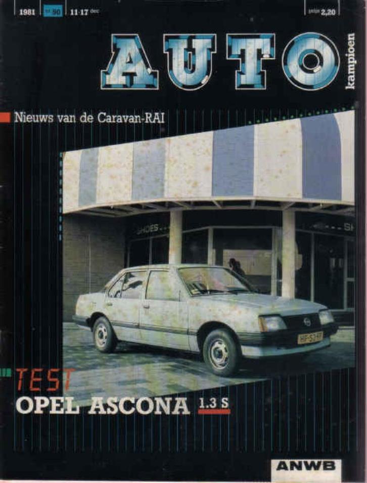 Autokampioen 50 1981 : Opel Ascona 1.3 S - Volkswagen 2000, Boeken, Auto's | Folders en Tijdschriften, Gelezen, Algemeen, Ophalen of Verzenden