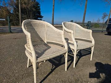 Vintage rotan fauteuils   beschikbaar voor biedingen