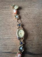 Vintage Grand Dameshorloge met Sierlijke Band, Overige merken, Overige materialen, Polshorloge, Verguld
