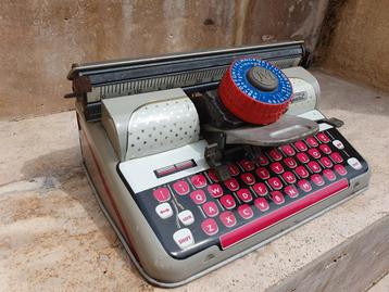 Prachtige Antieke Vintage Tin Toy Typewriter typemachine €49 beschikbaar voor biedingen