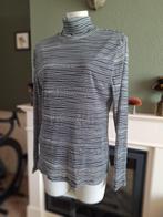 Purdey beige zwarte gestreepte dubbel laags top XXL gratis v, Kleding | Dames, Tops, Verzenden, Zwart, Maat 42/44 (L), Zo goed als nieuw