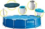 Intex zwembad maat 366 x 84 cm compleet, Tuin en Terras, 300 cm of meer, 200 tot 400 cm, Rond, Ophalen of Verzenden