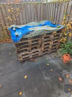 12 gebruikte europallets, Doe-het-zelf en Verbouw, Hout en Planken, Ophalen, Zo goed als nieuw, 50 mm of meer, Pallet