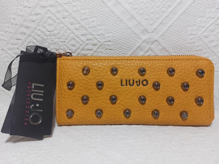 Liu Jo Zip Around Portemonnee Okergeel, Sieraden, Tassen en Uiterlijk, Portemonnees, Nieuw, Overige merken, Geel, Leer, Verzenden