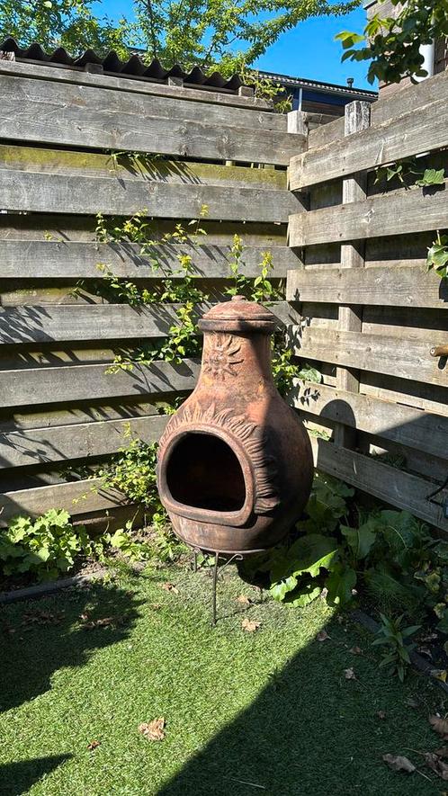 Sol-y-o mexicaanse chimenea tuin haard kachel, Tuin en Terras, Tuinhaarden, Zo goed als nieuw, Ophalen