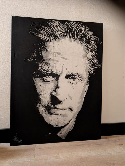 Michael Douglas Portret door Vincent Mink, Antiek en Kunst, Kunst | Schilderijen | Modern, Ophalen of Verzenden