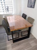 Eettafel romaro plus 4 stoelen, Ophalen of Verzenden, Zo goed als nieuw