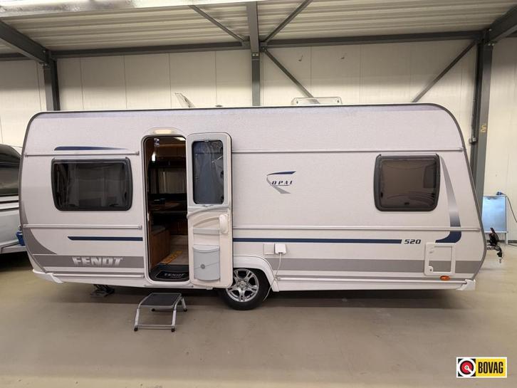 Fendt Opal 520 SFB + Airco + zakluifel, Caravans en Kamperen, Caravans, Bedrijf, tot en met 4, 1250 - 1500 kg, Rondzit, Fendt