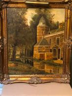 Oud schilderij van huys te Hoorn in Rijswijk, Antiek en Kunst, Kunst | Schilderijen | Klassiek, Ophalen