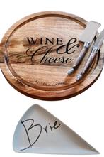 Gusta brie plate
& rivièra maison wine &  chees, Huis en Inrichting, Keuken | Servies, Ophalen of Verzenden, Nieuw, Overige stijlen