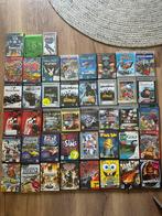 Doos vol met 43 Playstation 2, PS3, PSP, PC en Xbox games, 1 speler, Ophalen of Verzenden, Gebruikt