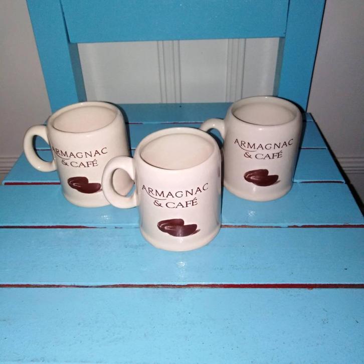 Armagnac & café Cles des Ducs pulletjes 6 stuks, Verzamelen, Glas en Borrelglaasjes, Gebruikt, Overige typen, Ophalen