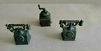 TELEFOON,KOFFIEMOLEN,Letterbak,TIN,grijs,Wandrek,miniatuur, Ophalen of Verzenden