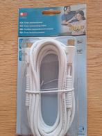 Coax aansluitsnoer 5mtr nieuw, Ophalen of Verzenden, Nieuw