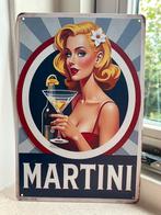 Mooi vintage bord van het Martini drankje 20x30, Ophalen of Verzenden, Zo goed als nieuw, Reclamebord