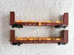 2x Lima SNCF buizentransportwagons, Gebruikt, Gelijkstroom, Wagon, Ophalen of Verzenden