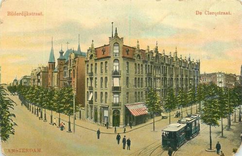 (304-227-021) Amsterdam Bilderdijkstraat De Clerqstraat, Verzamelen, Ansichtkaarten | Nederland, Noord-Holland, Verzenden