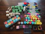 Grote set stempels met inkt, zie foto's, Ophalen of Verzenden, Overige typen