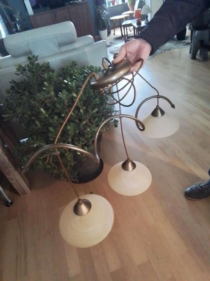 9 Verschillende hang en  plafondlampen samen 35 euro, Huis en Inrichting, Lampen | Lampenkappen, Zo goed als nieuw, Rond, Wit