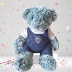 Blauwe knuffelbeer met Esprit kleding h 40 cm 1110, -, -, Overige typen, Ophalen of Verzenden