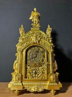 Antieke Zware Franse Regency Bronzen Pendule ca.1870 (46), Ophalen of Verzenden