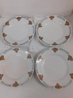 Moulin des Loups - France - 4 mooie ontbijtborden, Ophalen of Verzenden