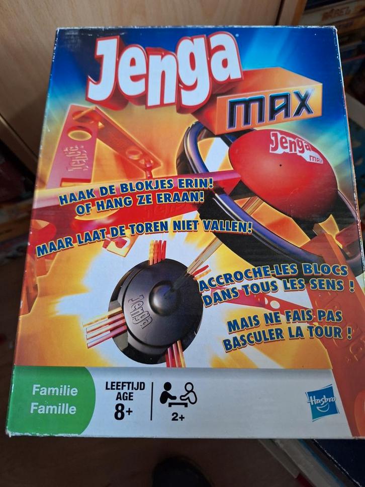 Jenga Max - Uitdagend Torenspel!, Hobby en Vrije tijd, Gezelschapsspellen | Bordspellen, Ophalen of Verzenden
