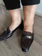 Bally 7,5 mt 41,5  klassieke instapper bruin croco leer, Bruin, Instappers, Ophalen of Verzenden, Zo goed als nieuw