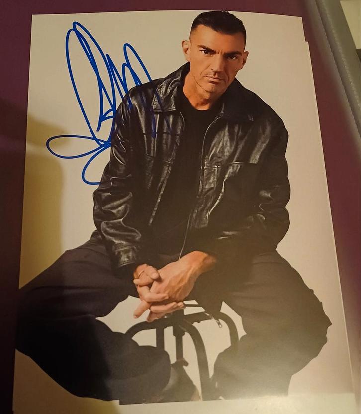 Gabry Ponte handtekening gesigneerde foto 20x15cm, Verzamelen, Film en Tv, Zo goed als nieuw, Ophalen of Verzenden